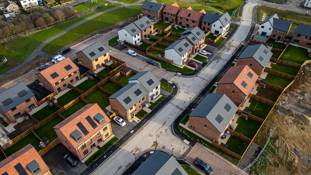 Modern housing development